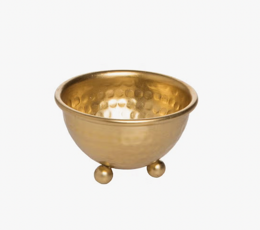 Hammered Gold Bowl