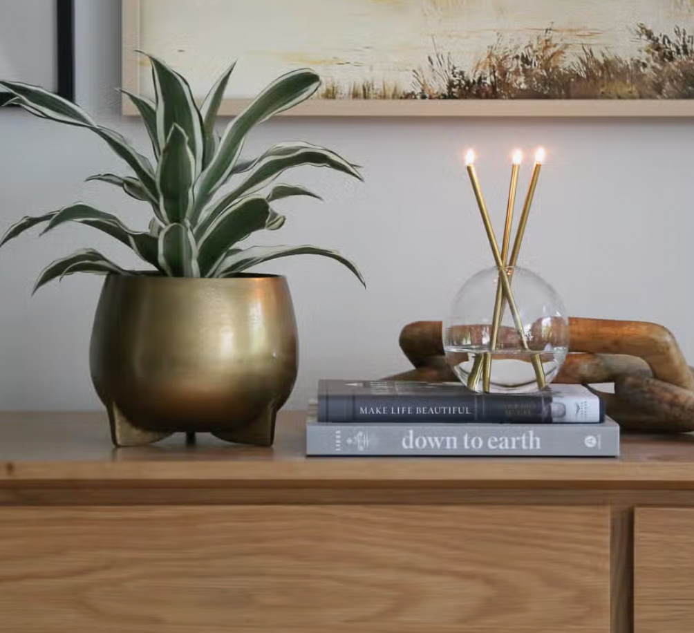 Gold Everlasting Candles (pack of 3)