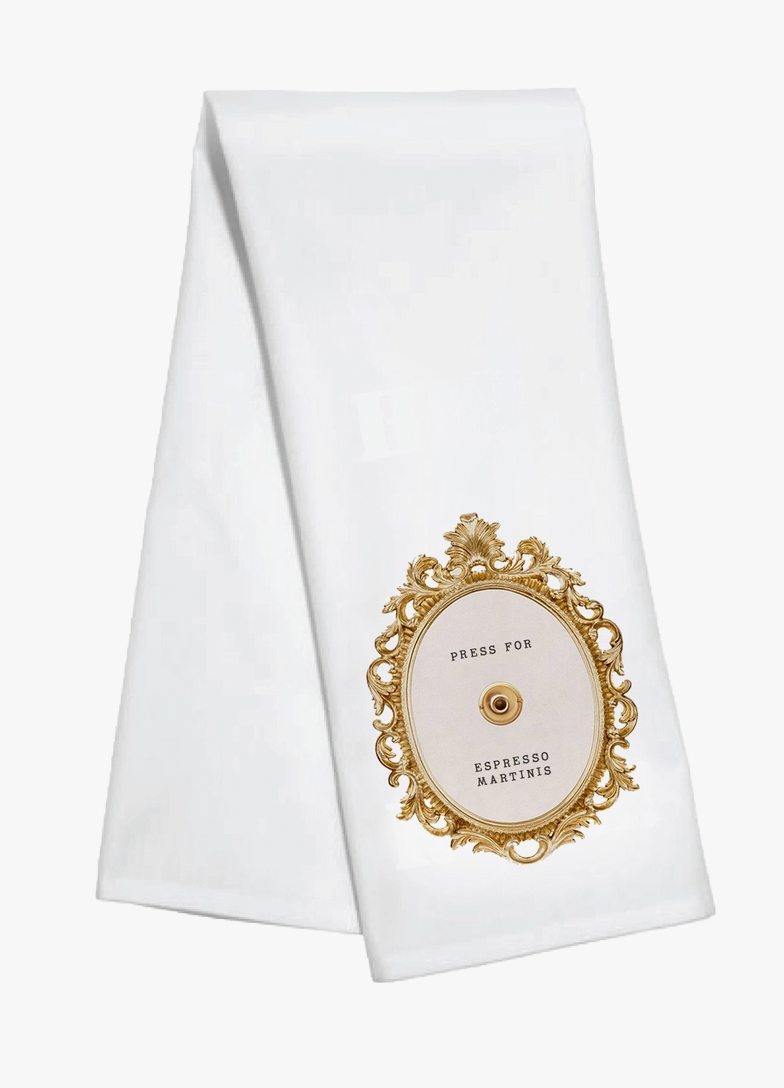 Kitchen Towel - Press For Espresso Martini