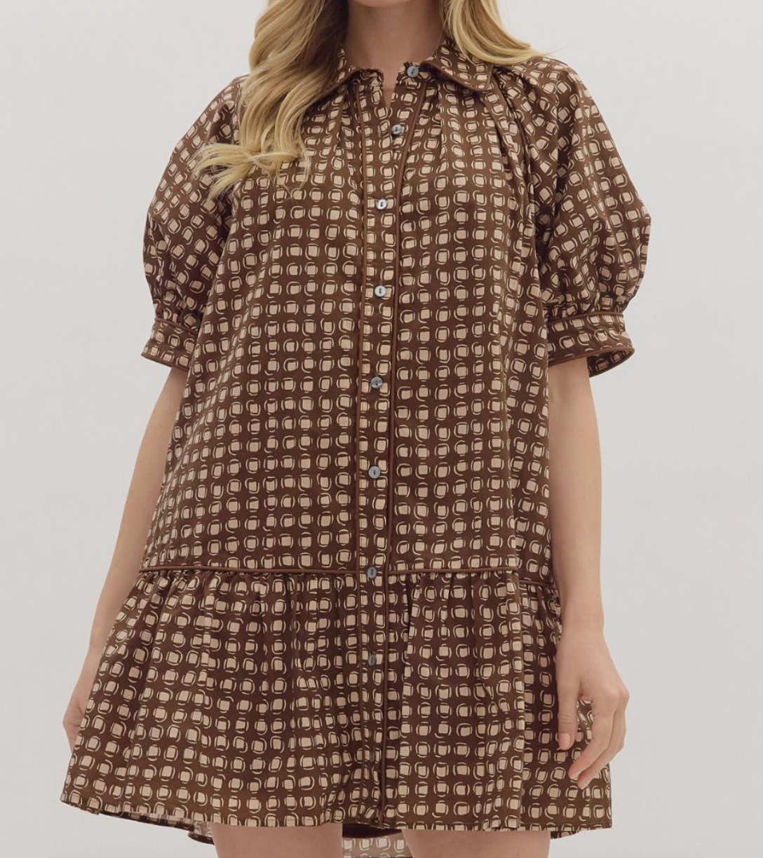 Fall Check Dress
