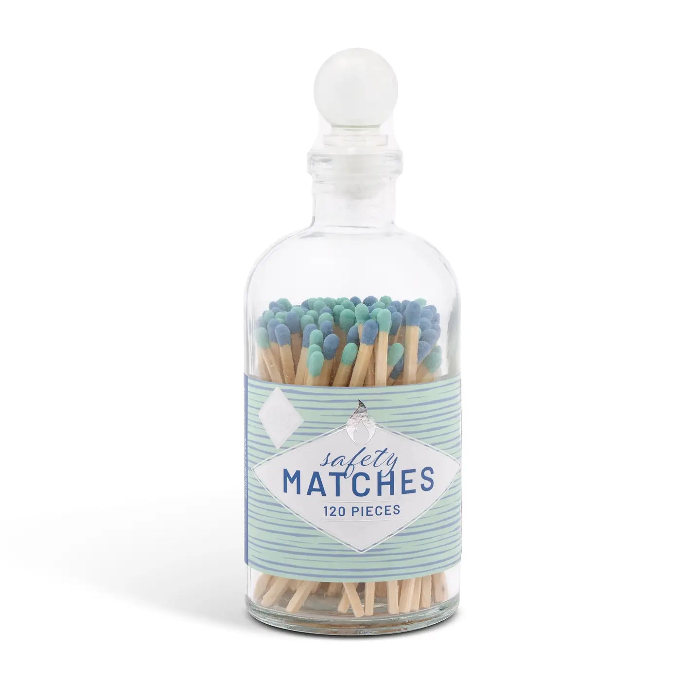Set of 120 4in Matches in Glass Jar