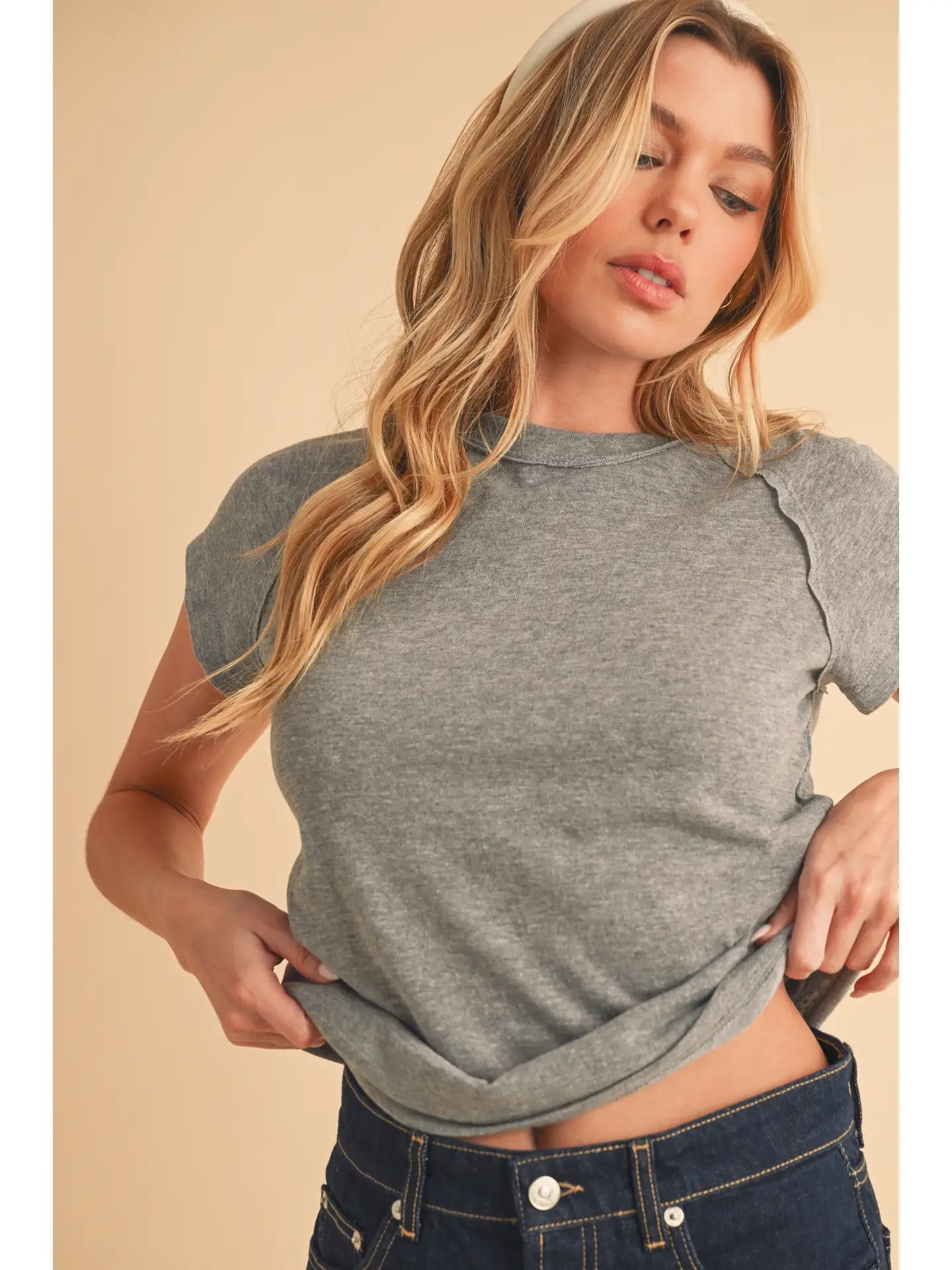 Gray Ivy Tee