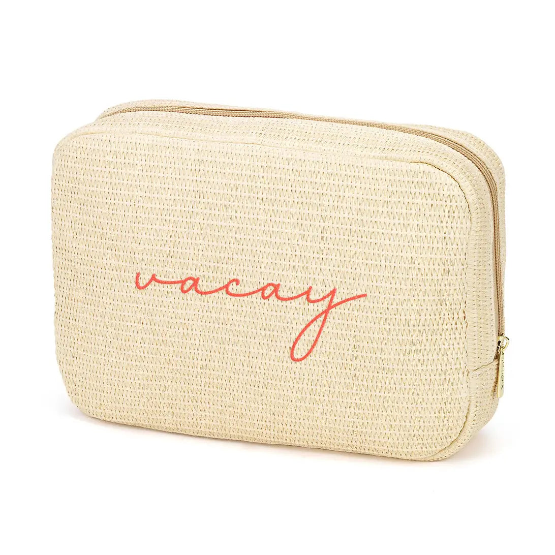 Script Vacay Hilton Cosmetic Case