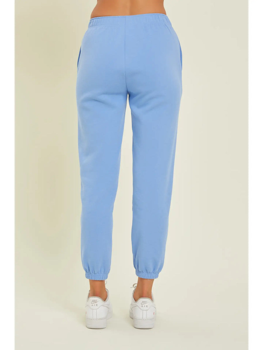 Baby Blue Sweatpants The Ivory Palm