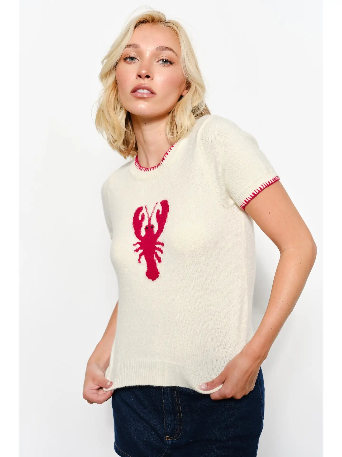 Belle Lobster Sweater – Nautical, Whimsical, Playful