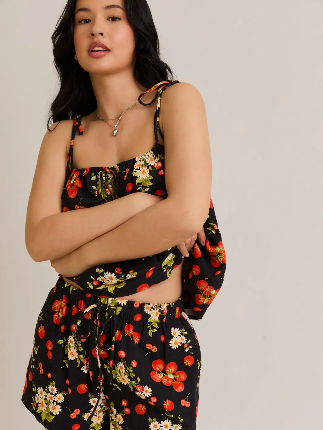 Fresh Picked Tomato Babydoll Top