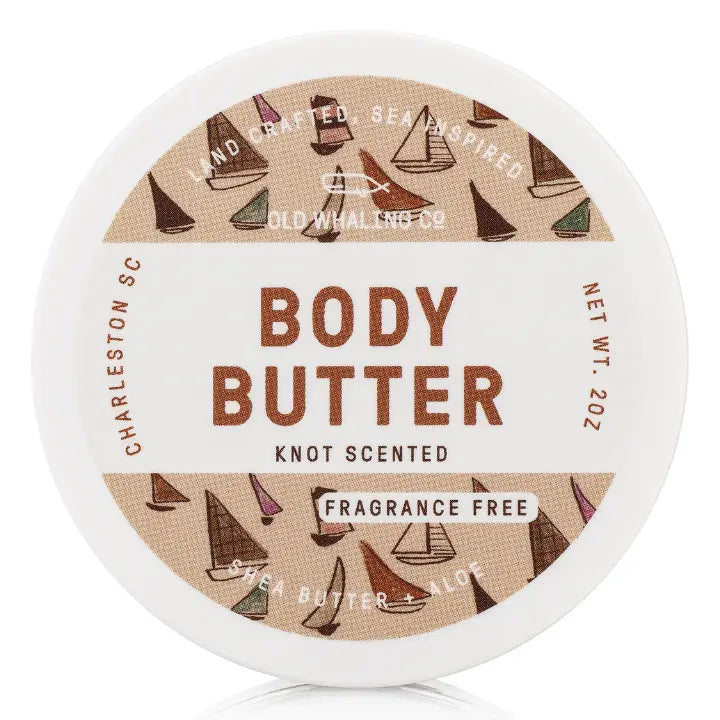 Travel Size Knot Scented (Fragrance Free) Body Butter (2oz)