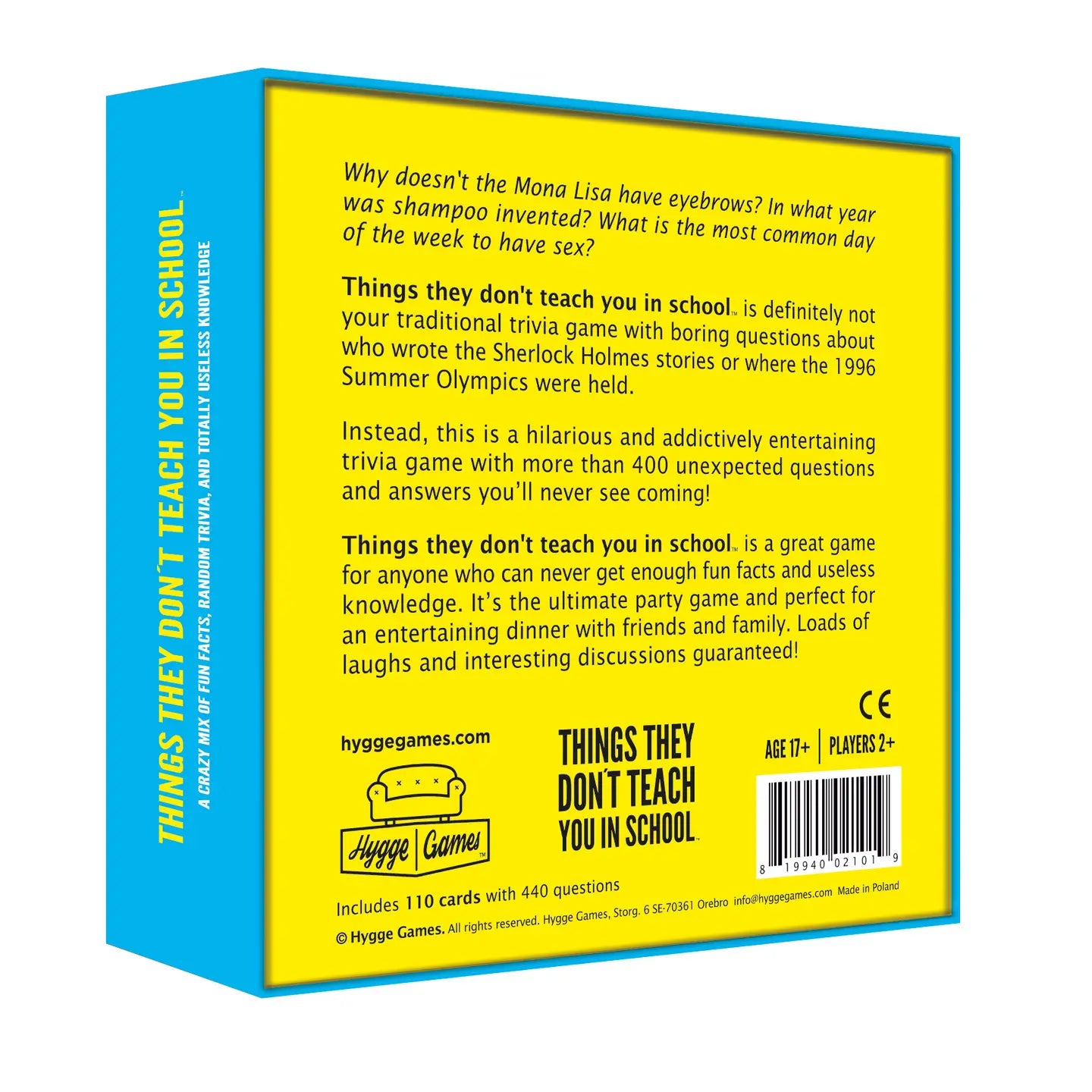 Card Game - Things They Don't Teach You in School