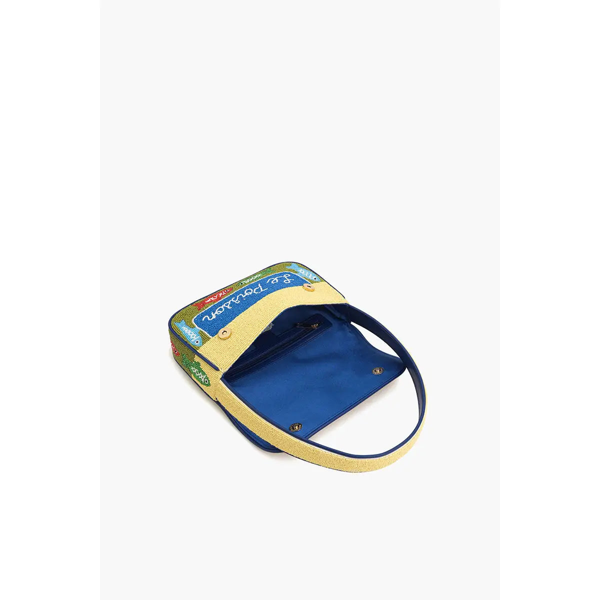 Fish Tales Beaded Shoulder Bag