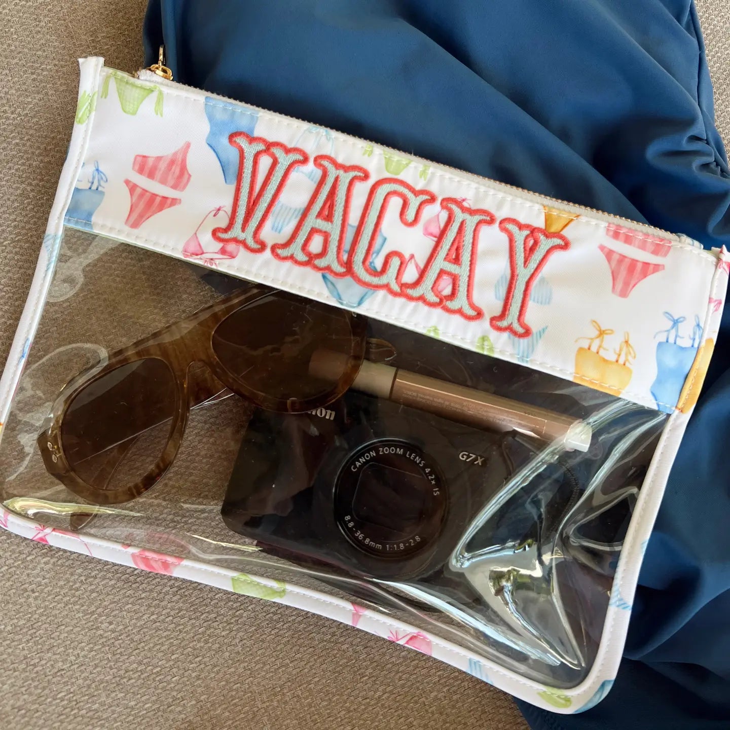 Vacay - Bikinis Clear Pouch