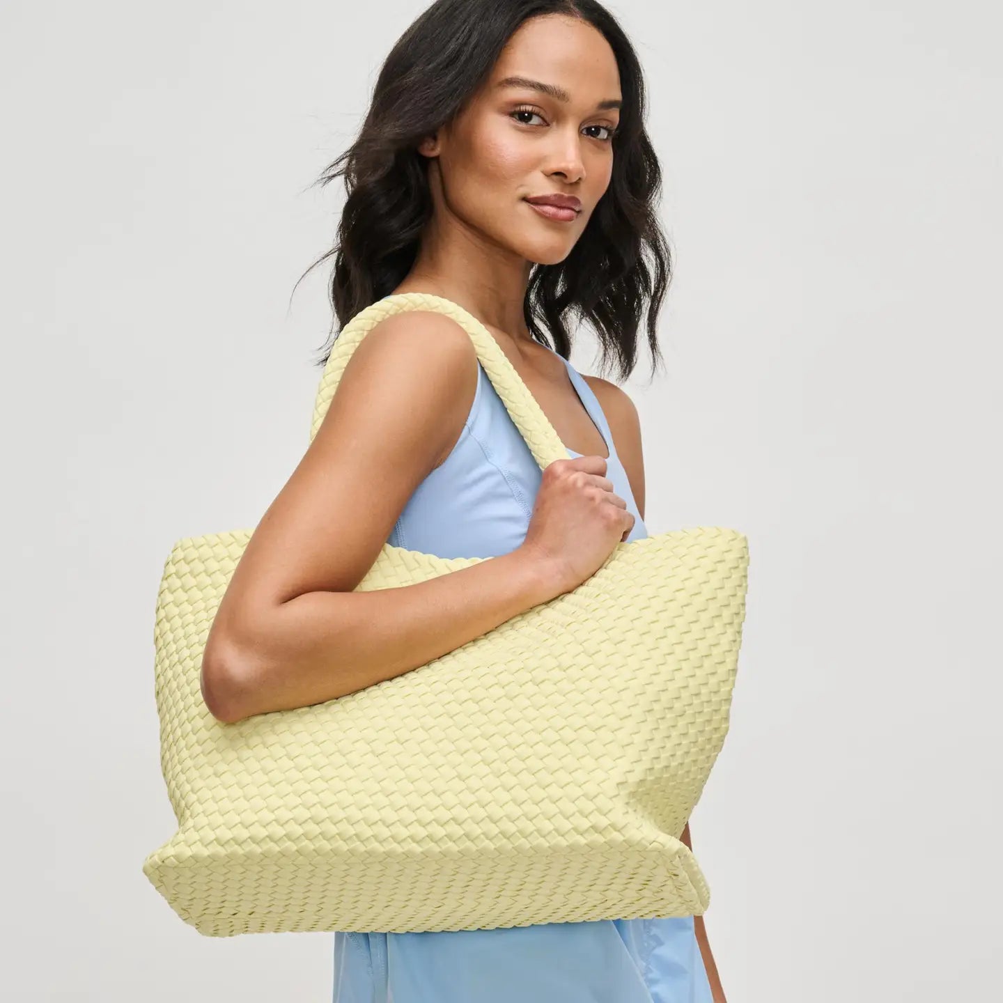 Sky's the Limit - Large Woven Neoprene Tote