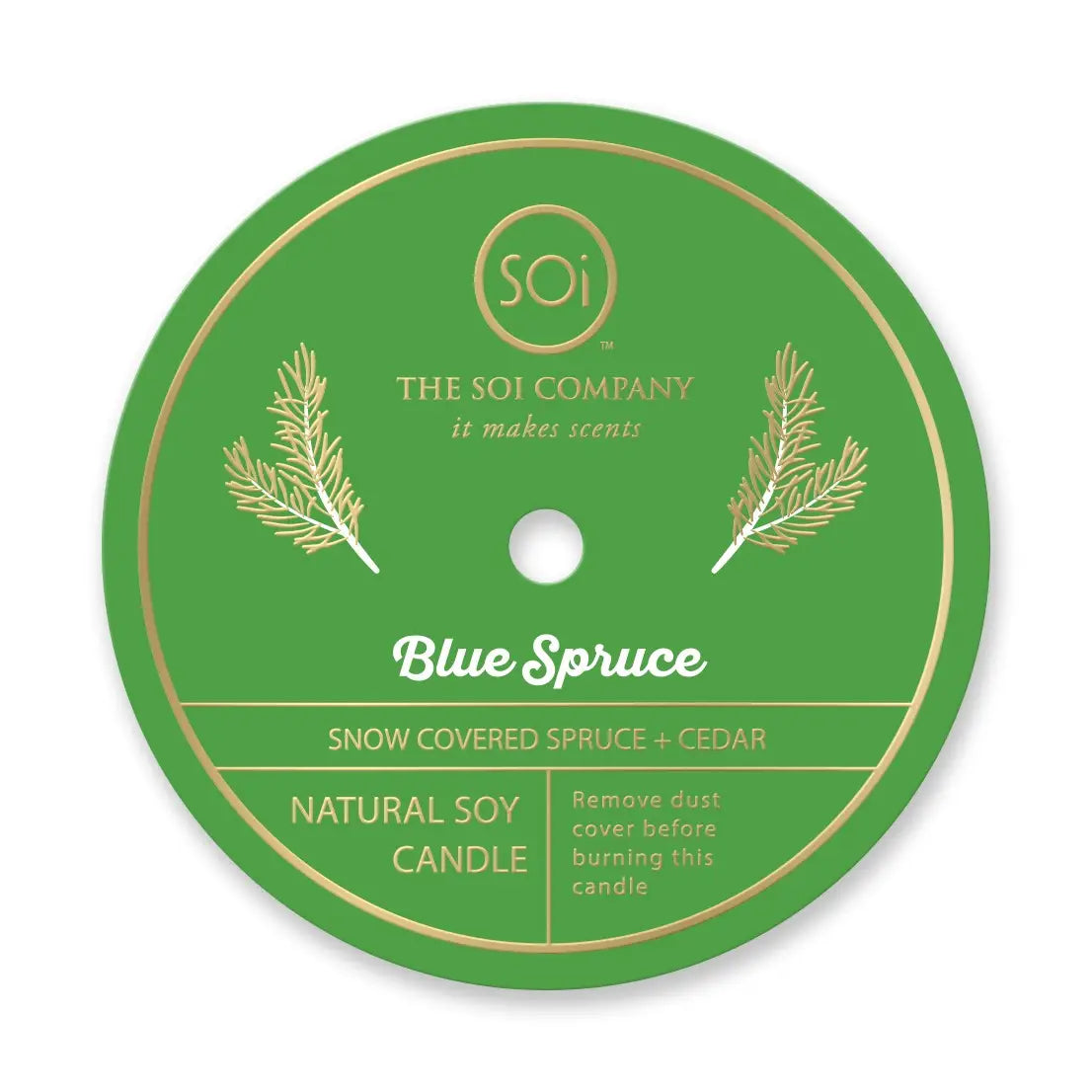 Holly Jolly Holiday Confetti Hand Painted Icon 12oz Candle