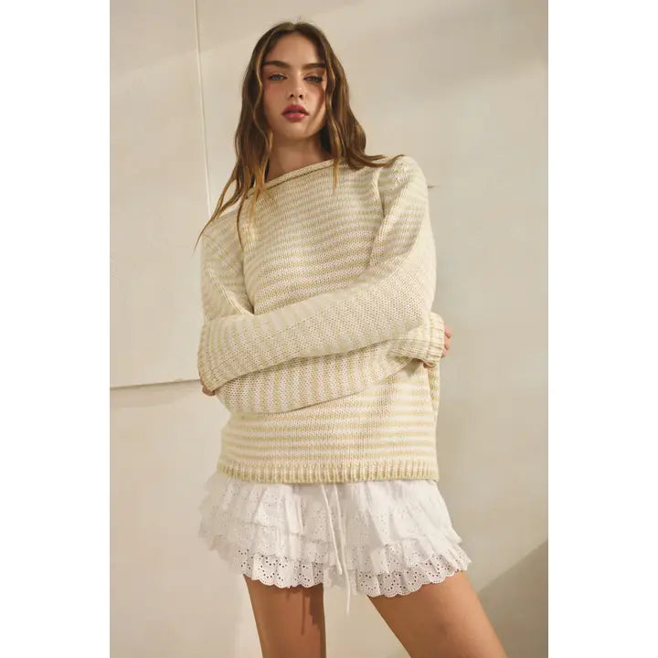 Everyday Cozy Stripe Knit Sweater