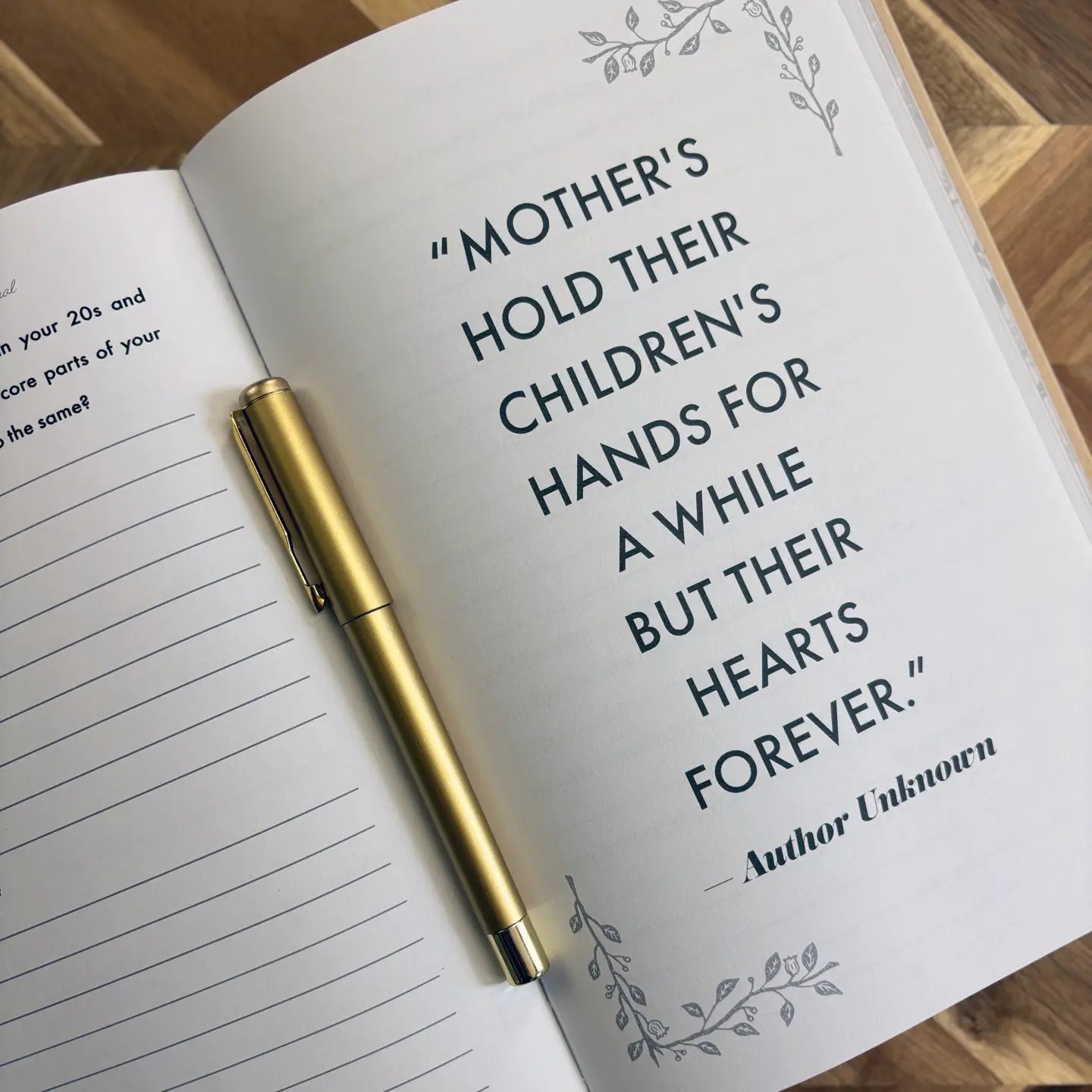 Mom, I Want To Hear Your Story; Heirloom Edition