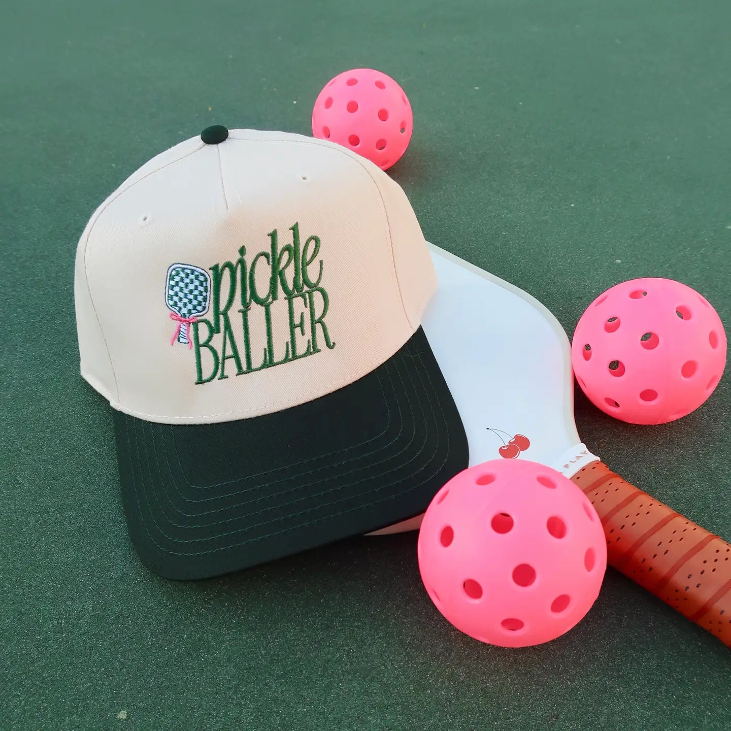 Pickleballer Embroidered Hat