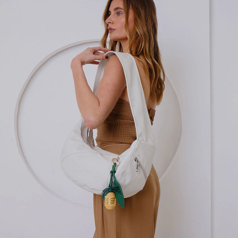 Bambi Ivory Recycled Vegan Shoulder Bag