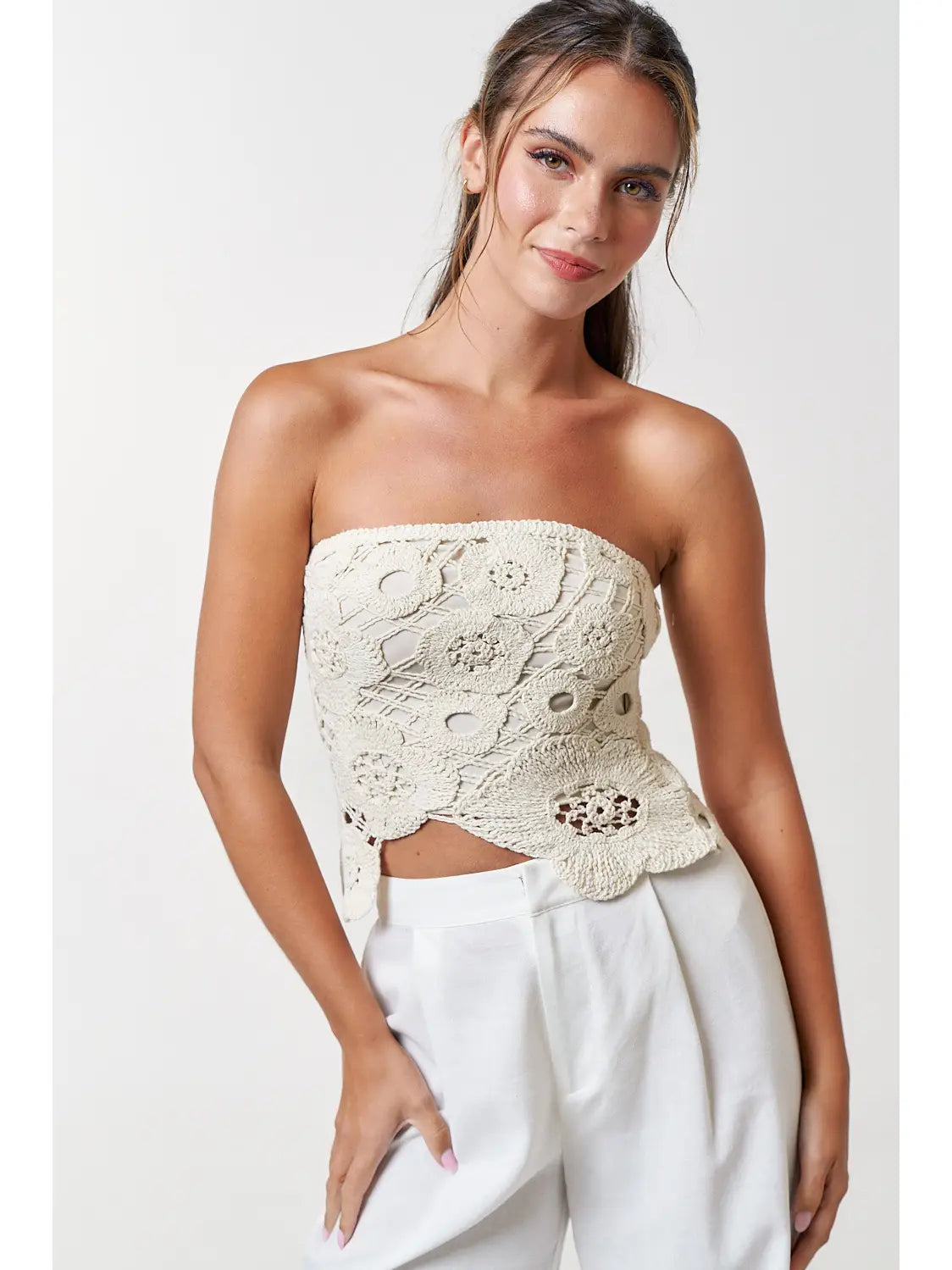 Crochet Flyaway Tube Top