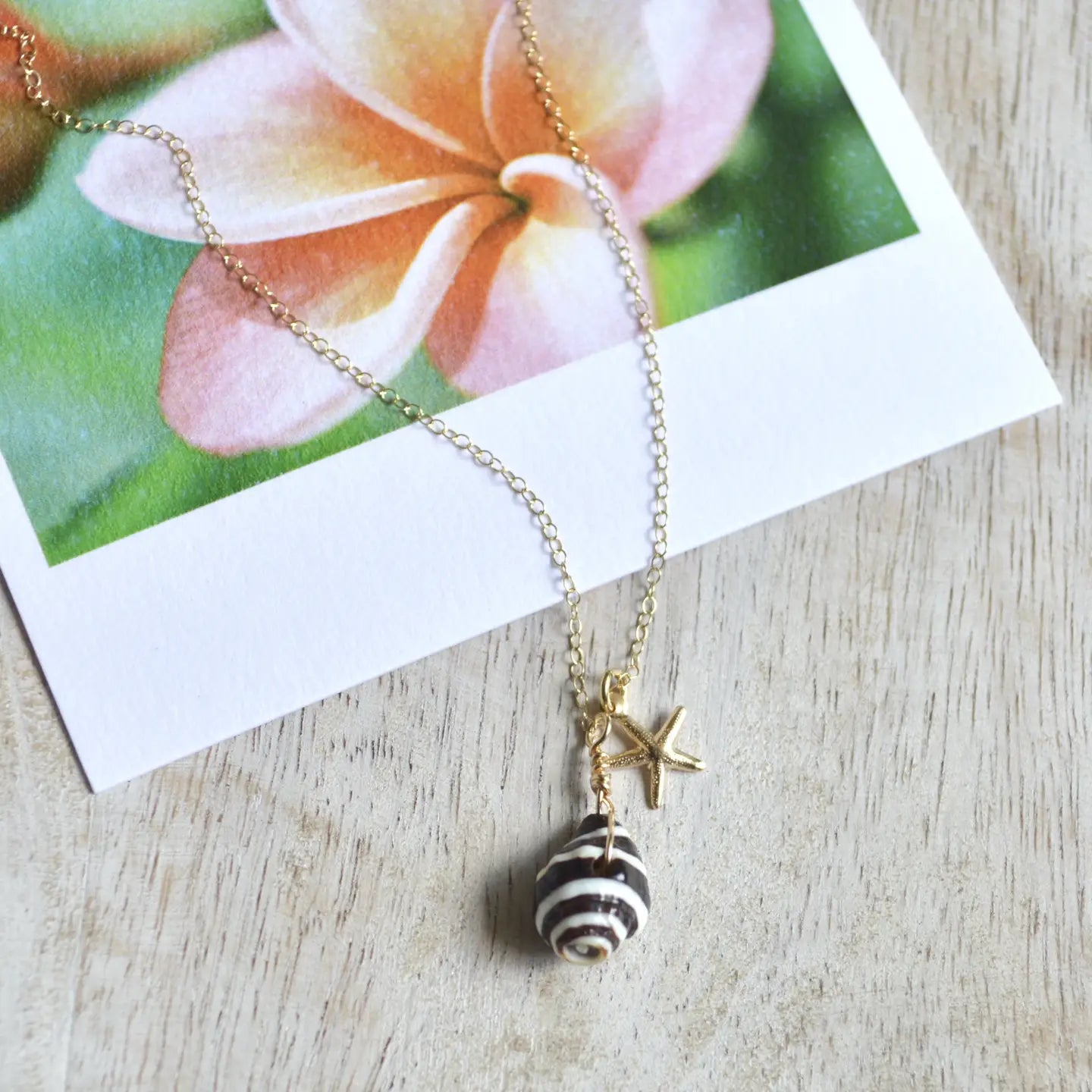 Pyrene Shell & Starfish Necklace