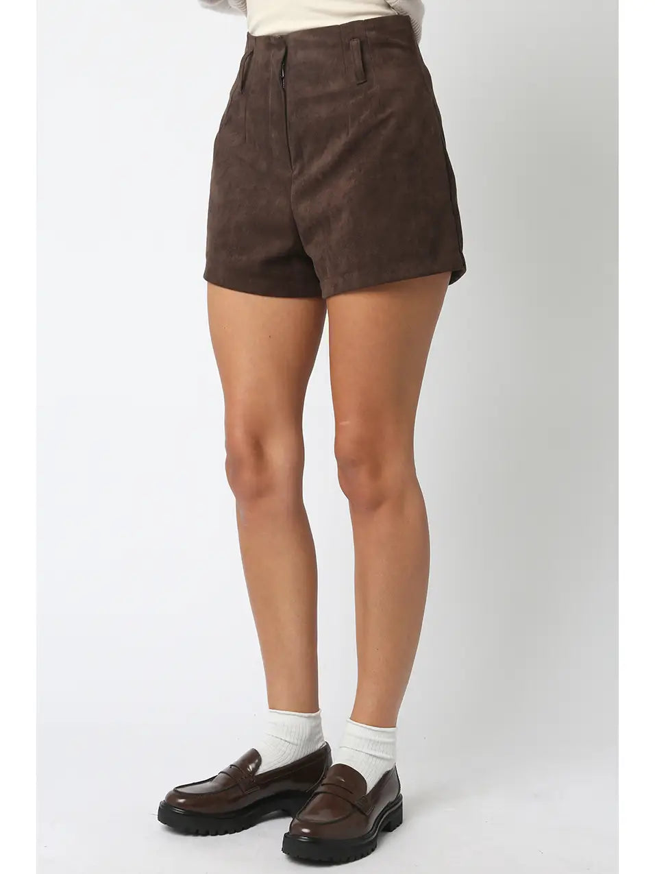 Tanya Suede Shorts