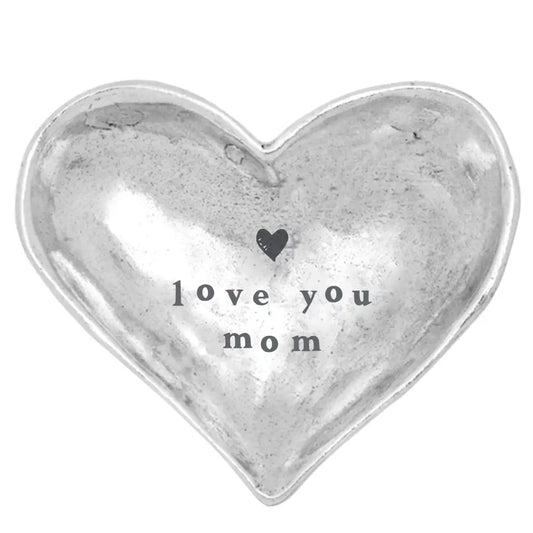 Metal Heart Trinket Dish | Love You Mom - MOTHER'S DAY