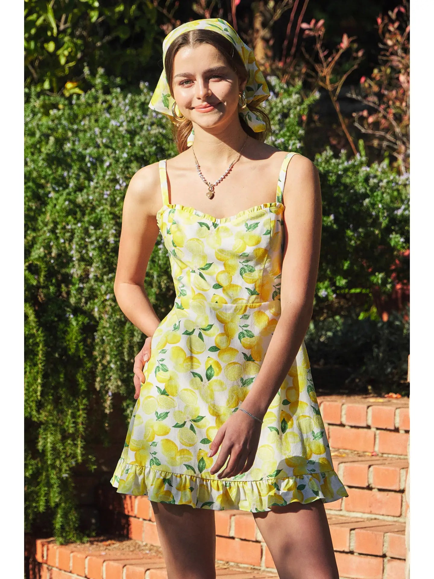 Lemon Mini Dress