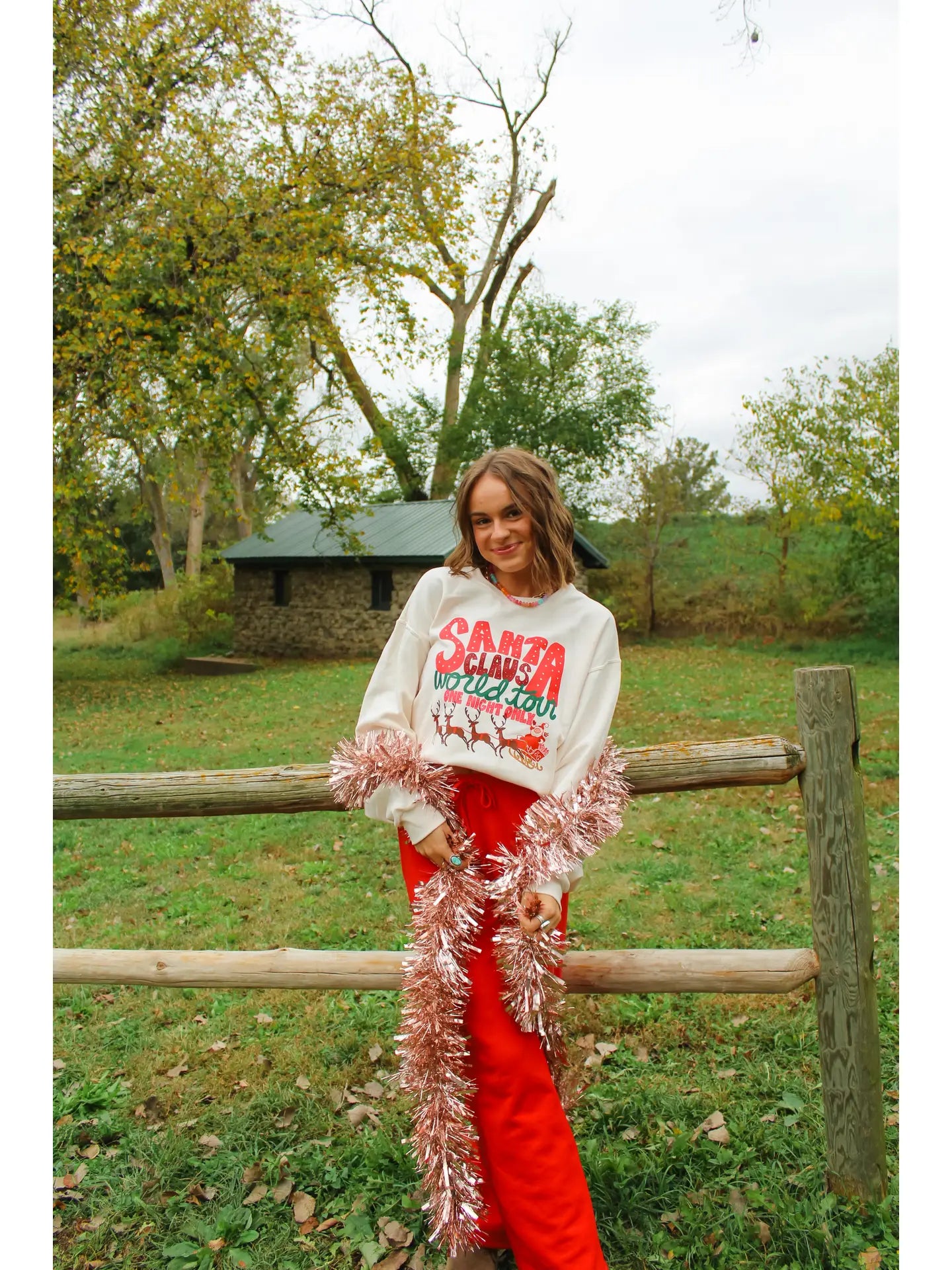 Santa Claus World Tour Ivory Crew