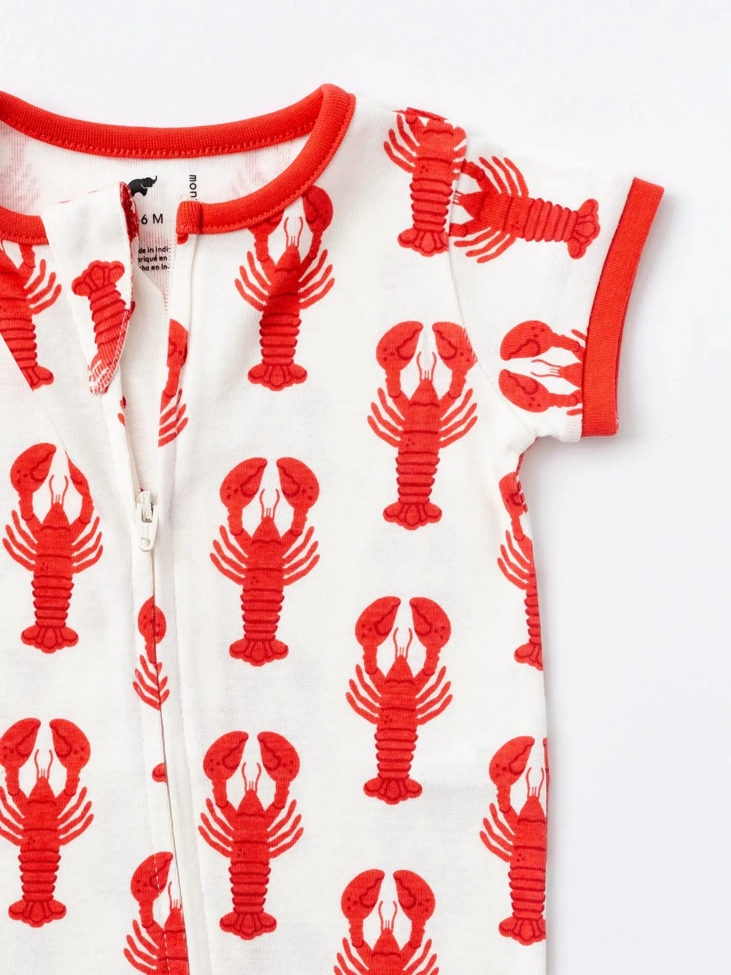 Lobster Baby Shorty Pajamas