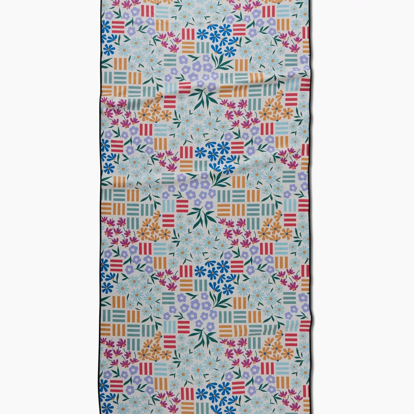 Floral Garden Beach Towel Geomertry