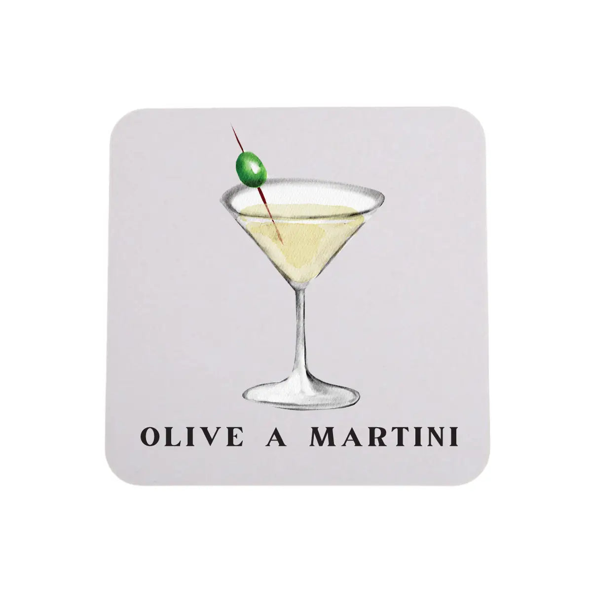 Olive A Martini - 4 Pack Coasters