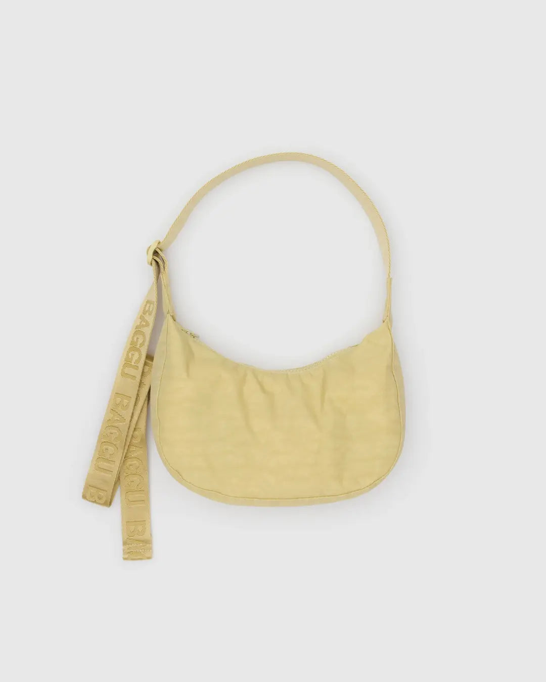 Butter Small Nylon Crescent Baggu