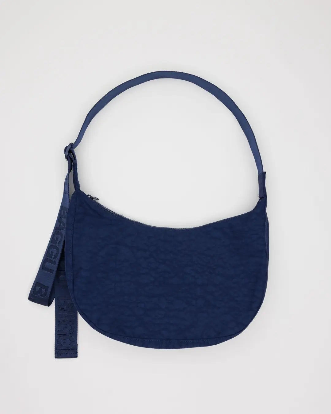 Medium Nylon Crescent Bag - Navy Baggu