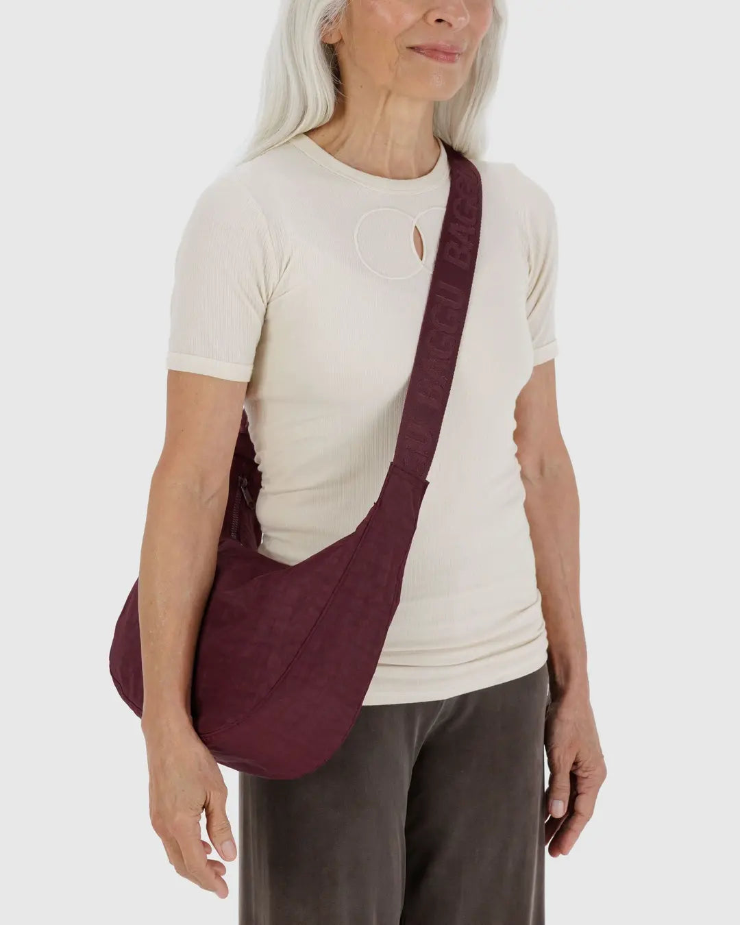 Mahogany Baggu Medium Nylon Crescent Bag (Copy)