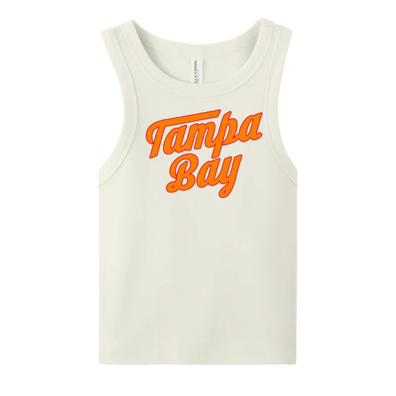 Ladies Tampa Bay Gridiron Classic crop tank - For the Bay