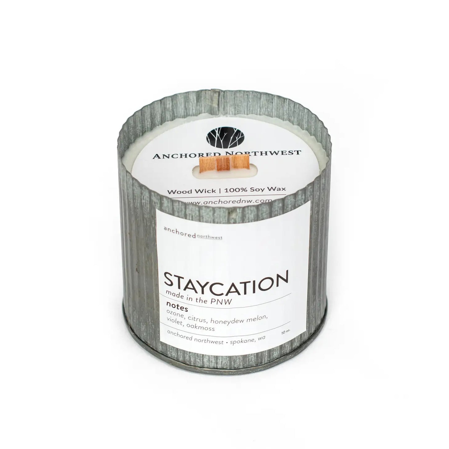 Staycation Wood Wick Candle