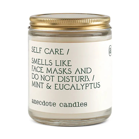 Self Care (Mint & Eucalyptus) Glass Jar Candle