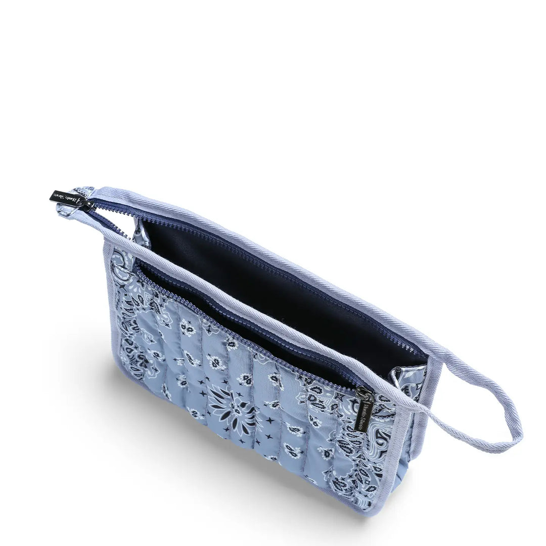 Bandana Print Pouch - Beau Light Blue