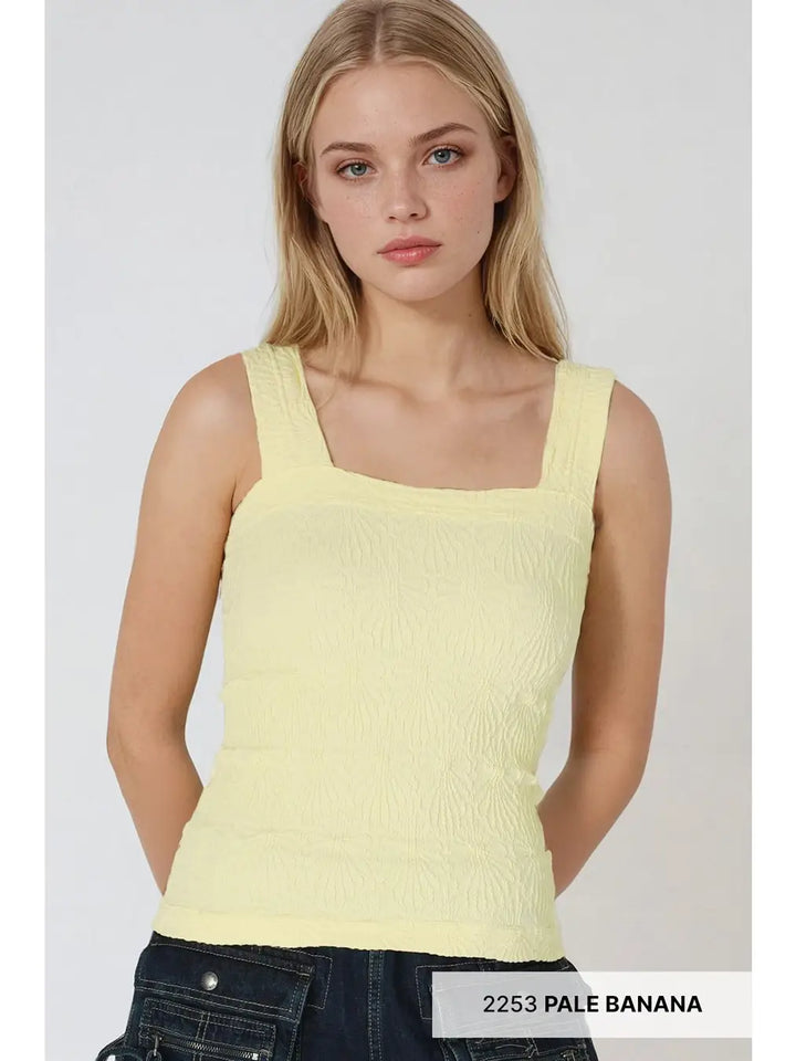 Lace Textured Square Top