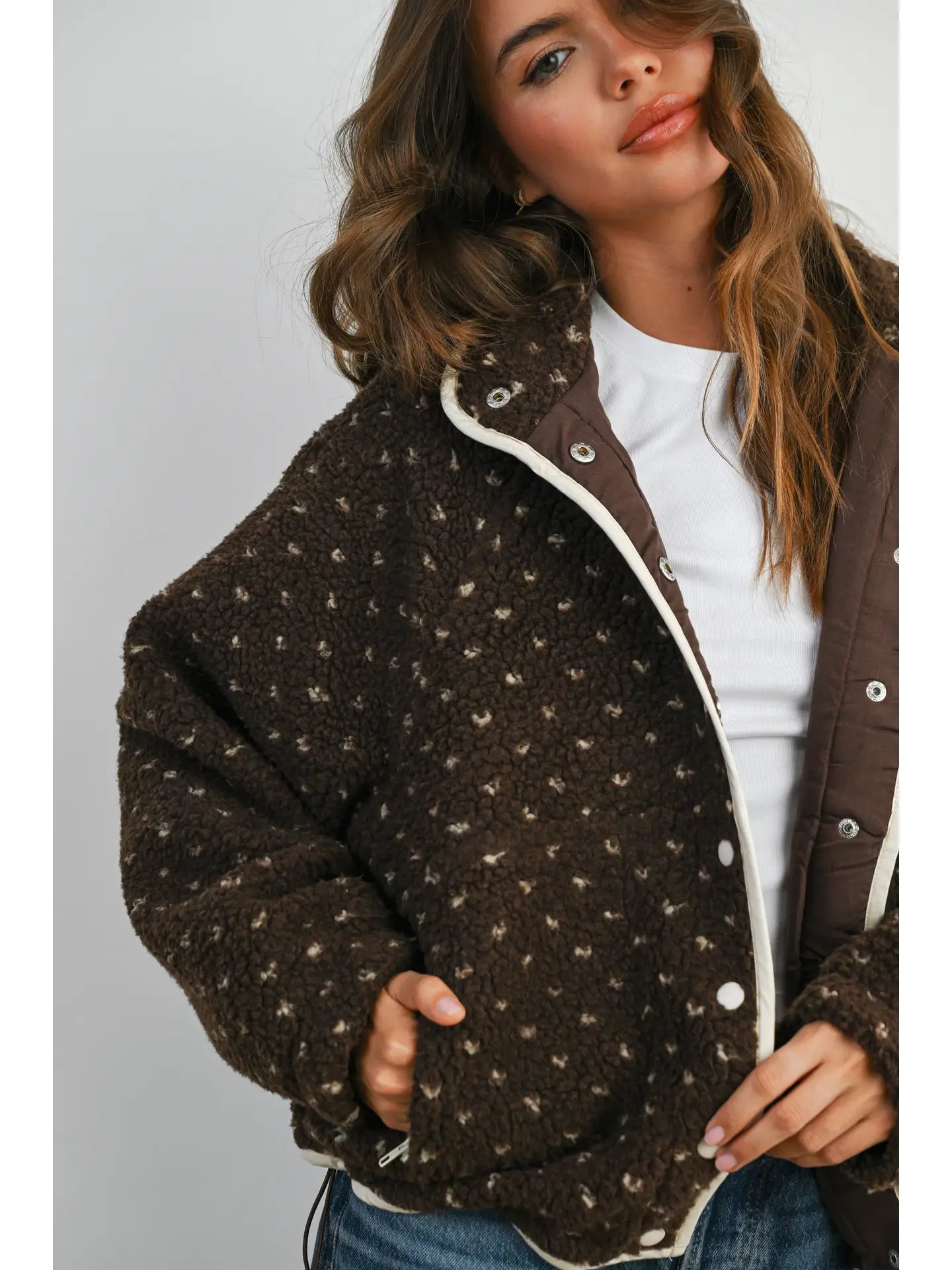 Spotted Fleece Jacket