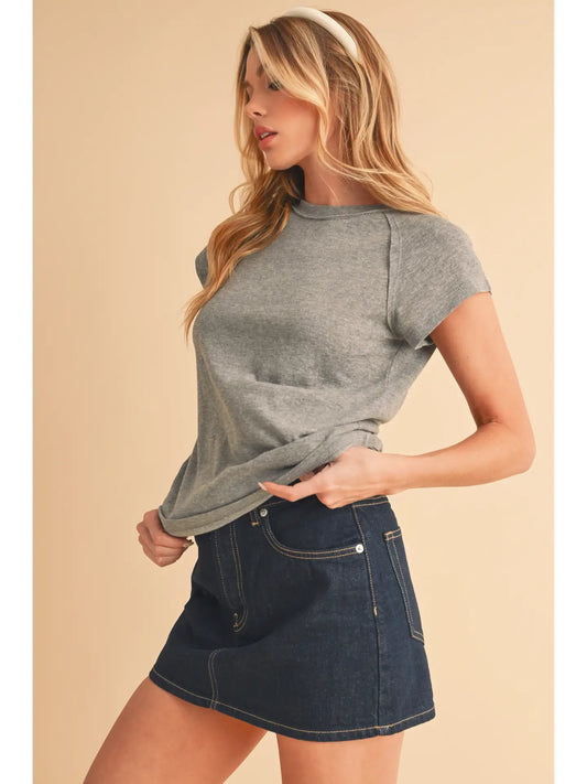 Gray Ivy Tee