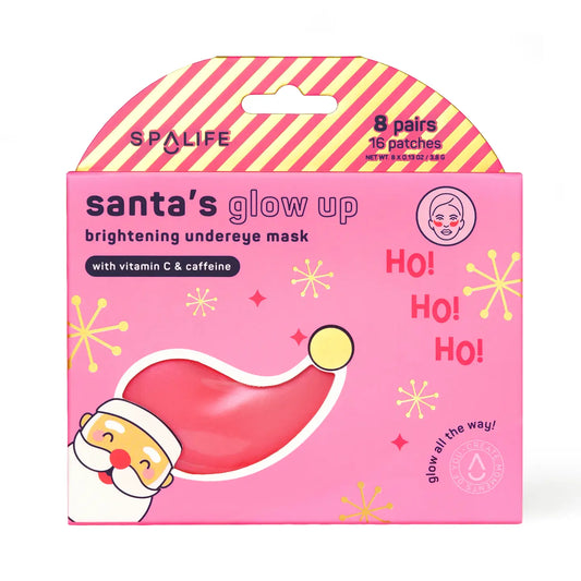 Christmas Holiday Santa's Glow Up Brightening Undereye Masks