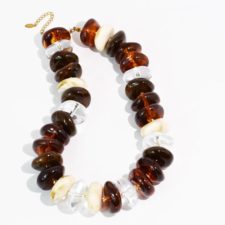 The Icon Brown/Ivory Necklace