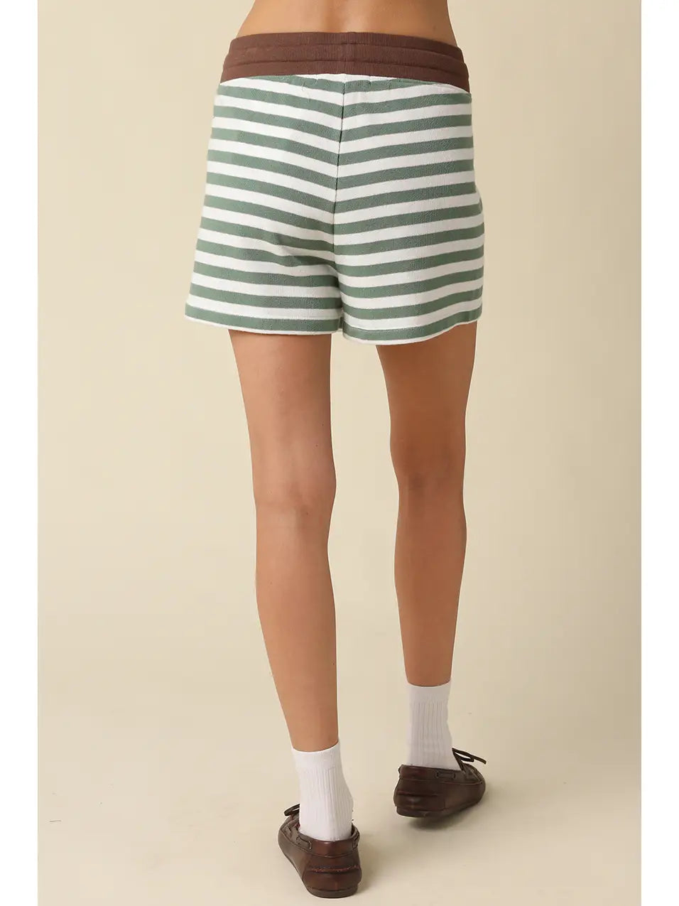 Averil Striped Lounge Shorts