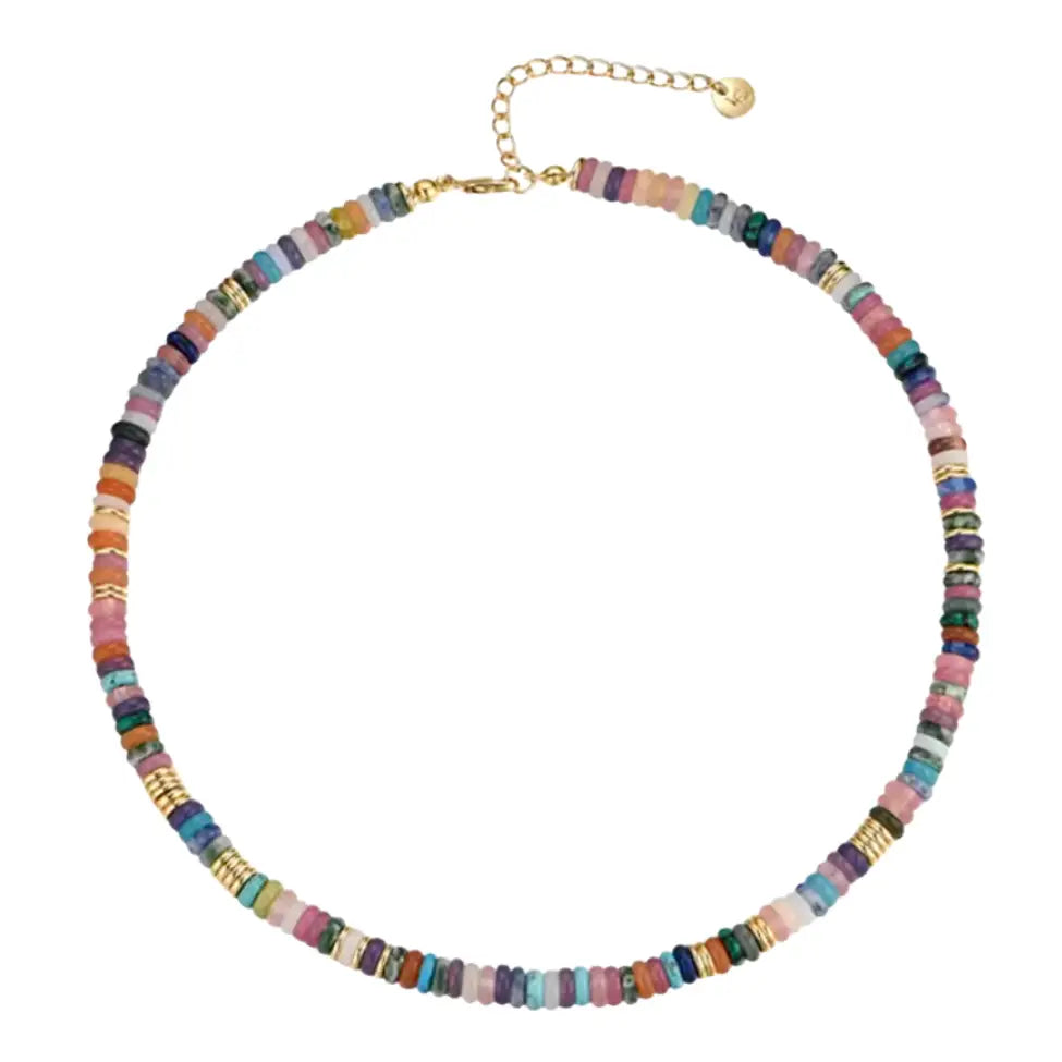 Hamilton Beaded Necklace : Hypoallergenic and Water Resistant