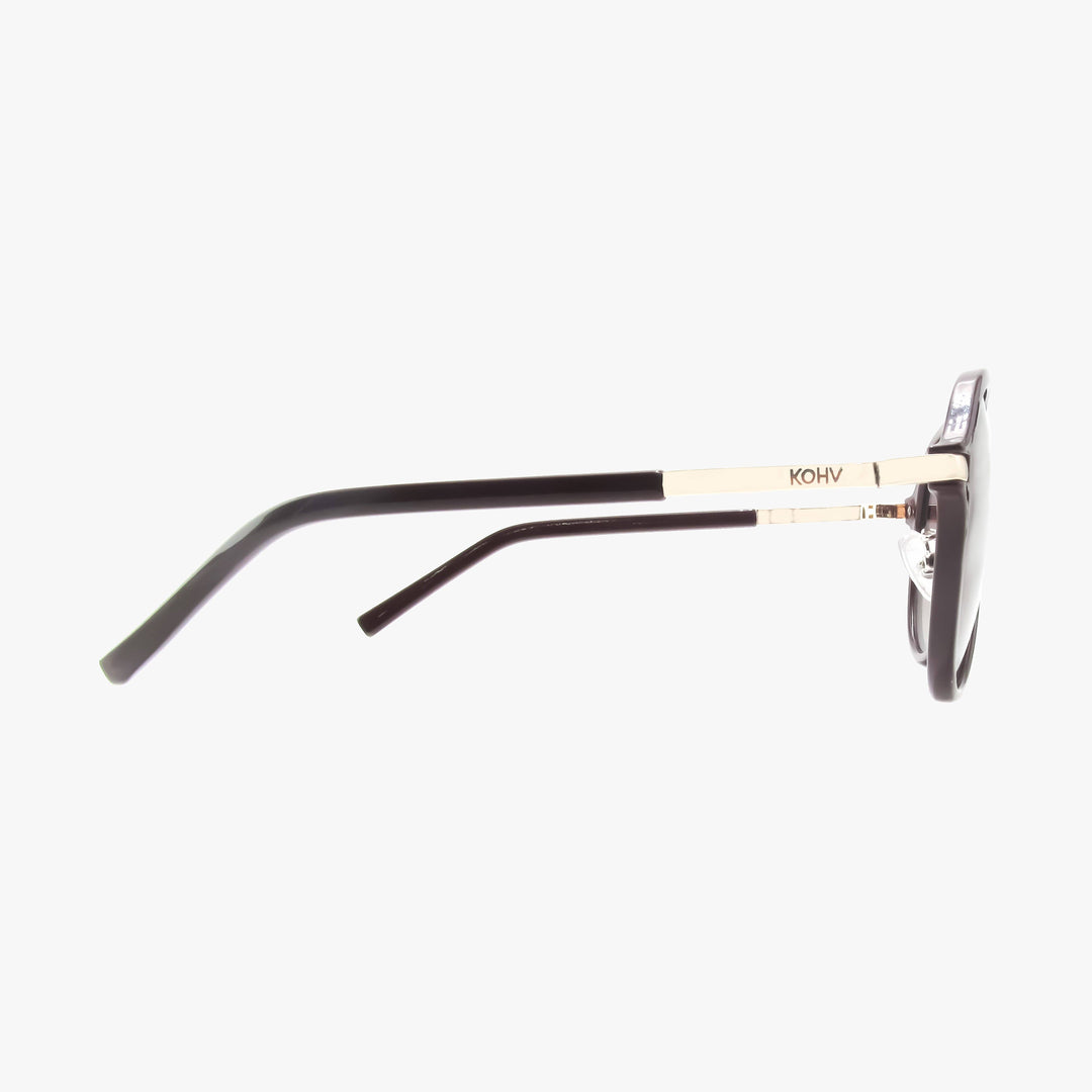 AURA PLUM Polarized Fashion Aviator Sunglasses