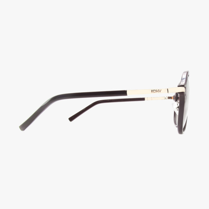 AURA PLUM Polarized Fashion Aviator Sunglasses