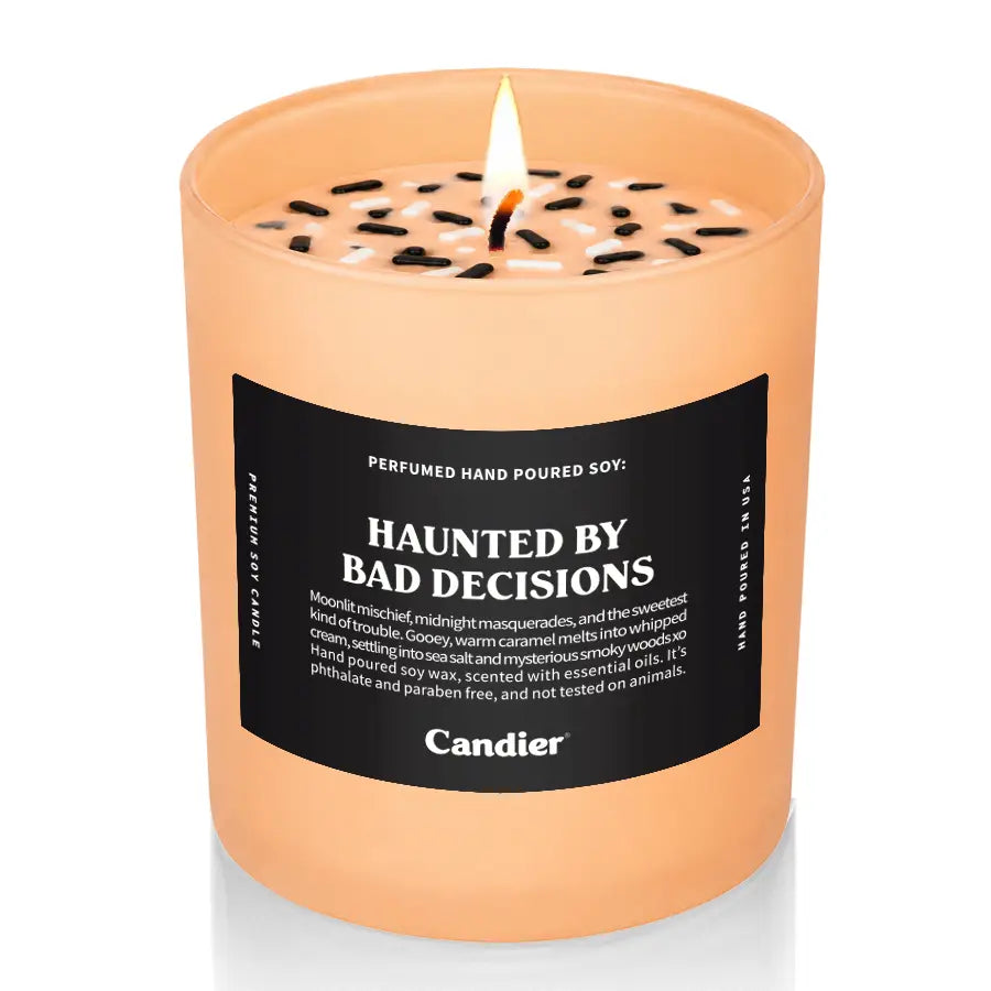 Haunted By Bad Decisions Candle
