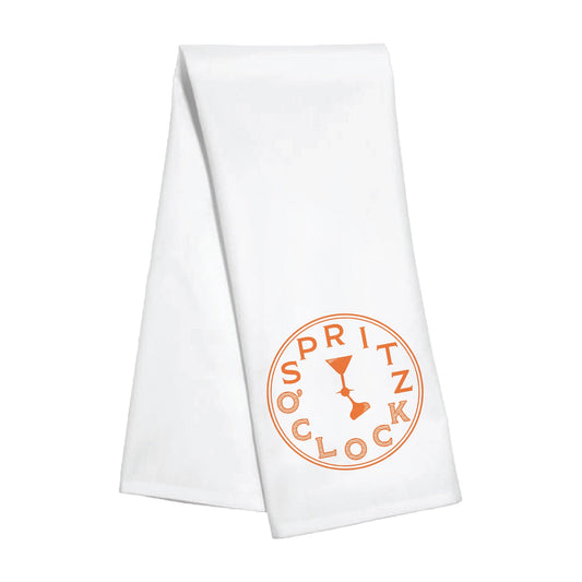 Kitchen Towel- Aperol Spritz Clock