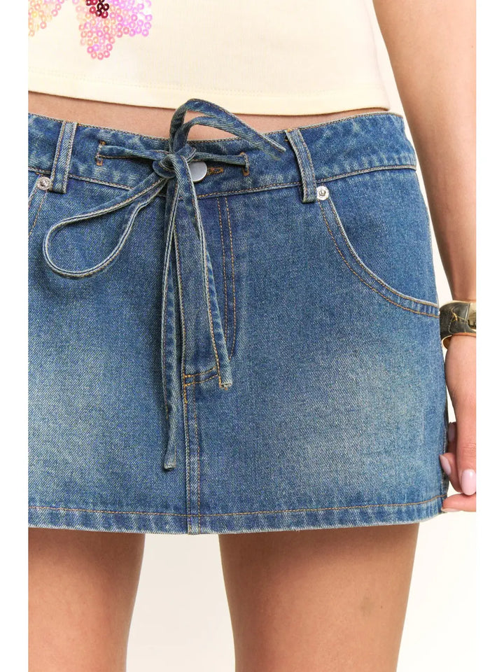 Denim Skort