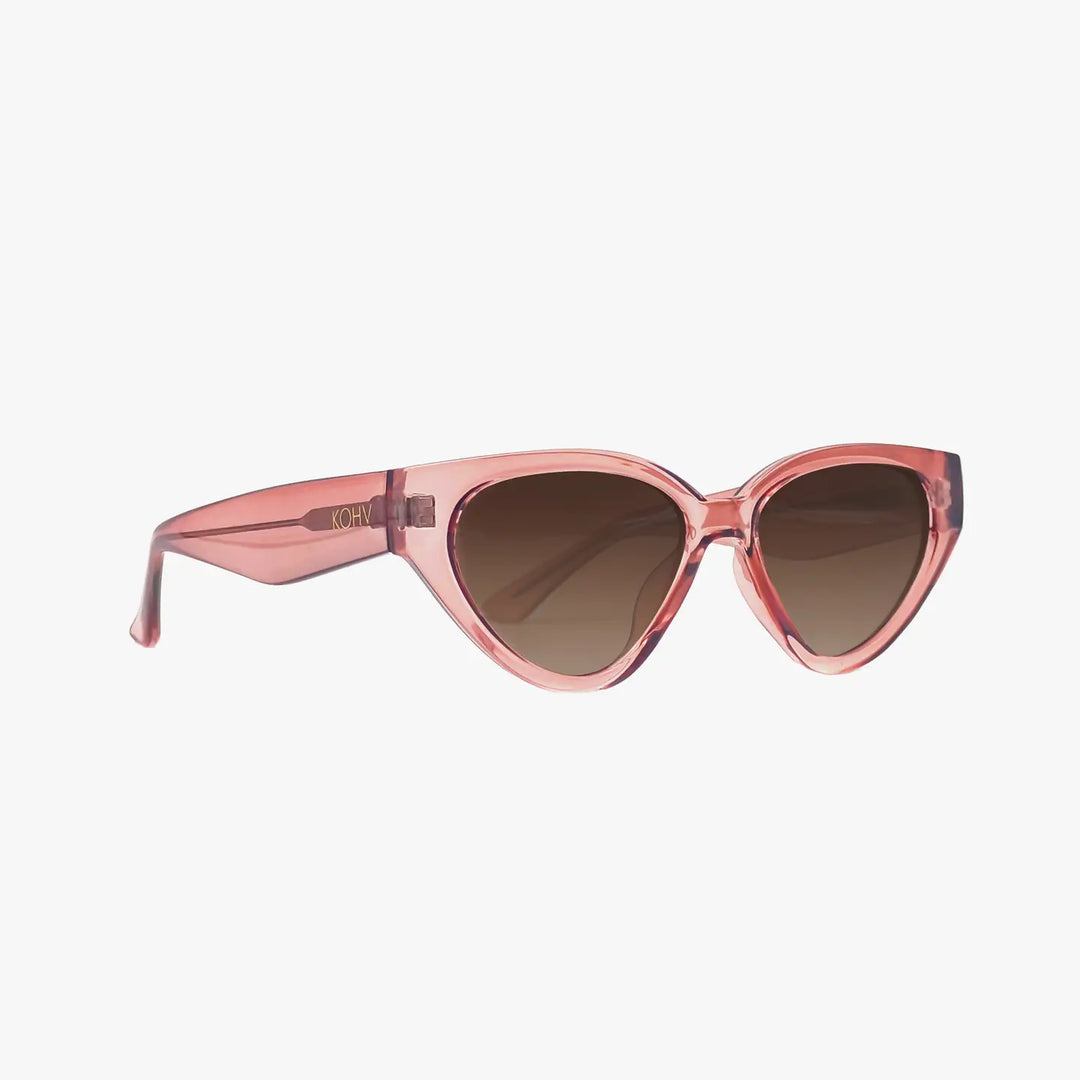Moxie Blush Polarized Women's Cat Eye Fashion Sunglasses