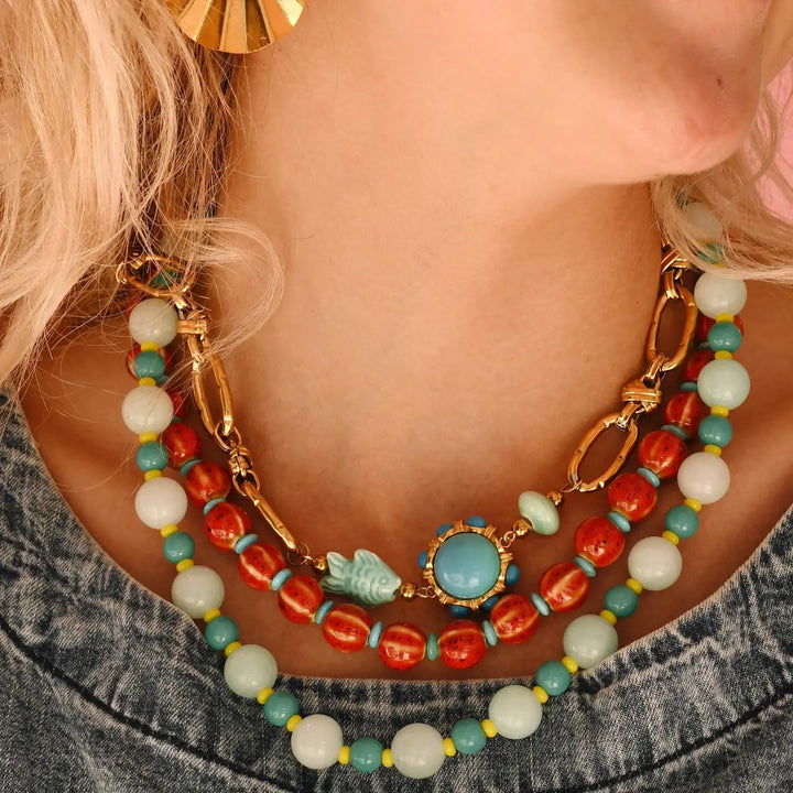 Love Big Red Necklace